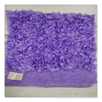Broderie 3D Tissu de fleurs